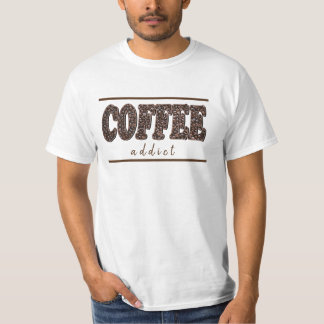Café Addict Blanc T-shirt design