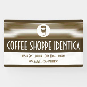 café aller tasse bannière