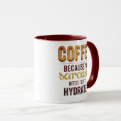 Café Améliore Mon Sarcasme Snarky Mug (Devant droit)