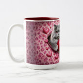 Café, Amour, Répéter : Mug de Saint Valentin (Gauche)