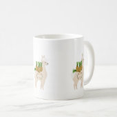 Café animal Mug florale (Devant droit)