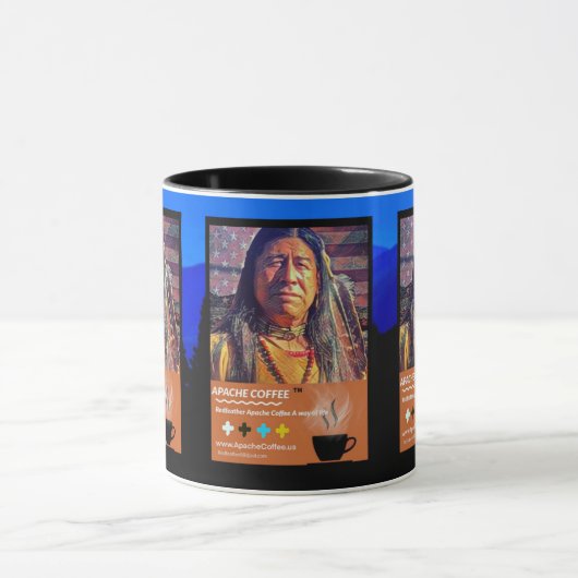 Café Apache ®️ 🇺 🇸 Mug 2 (Centre)