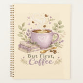 Café aquarelle lavande cosy (Devant)