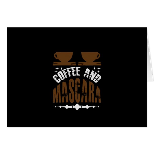 Café Art Café Et Mascara (Devant horizontal)