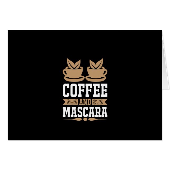 Café Art Café Et Mascara (Devant horizontal)