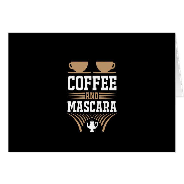 Café Art Café Et Mascara (Devant horizontal)