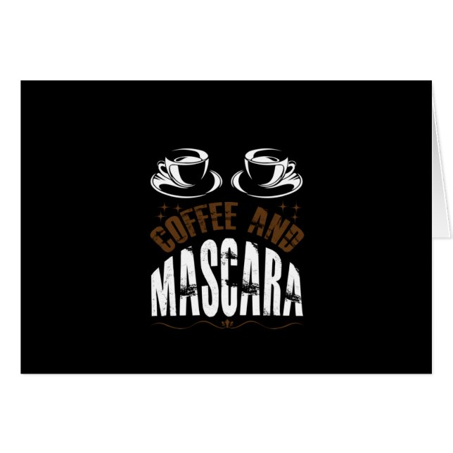 Café Art Café Et Mascara (Devant horizontal)