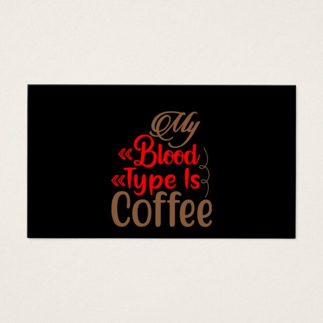 Café Art Mon Sang Est Café (Devant)