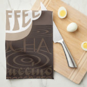 Café Art Serviette de cuisine (Quart Plié)