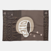 Café Art Serviette de cuisine (Horizontal)