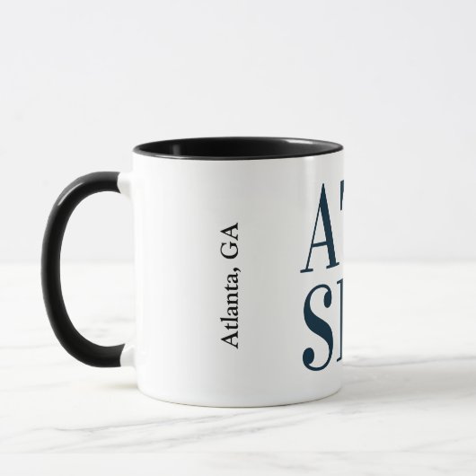 Café ATL SEO 2 tonalités / Thé Mug (Gauche)