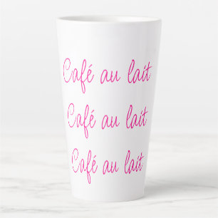 Café au lait   Eenvoudig Stijlvol Latte Mok