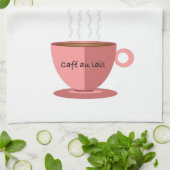Cafe au Lait Serviette de cuisine (Plié)
