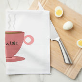 Cafe au Lait Serviette de cuisine (Quart Plié)