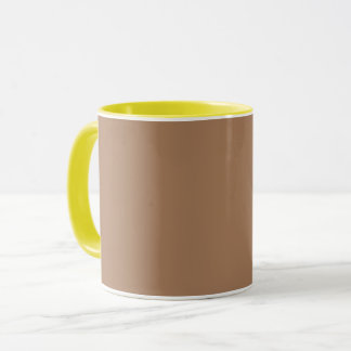 Café au lait (solid color)  mok
