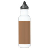 Café au lait (solid color)  waterfles  (Links)
