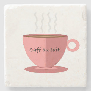 Cafe au Lait Stone Tegel Stenen Onderzetter