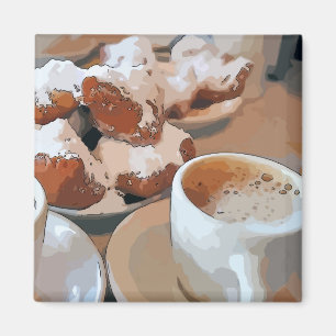 Cafe Aulait, New Orleans Coffee Magneet