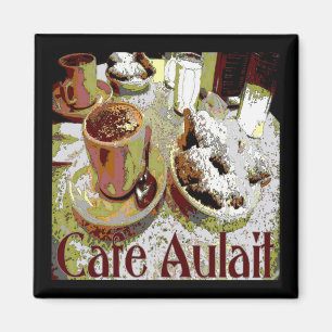 Cafe Aulait, New Orleans Coffee Magneet