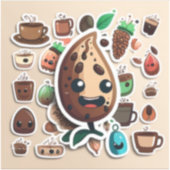 "café autocollant design" "café autocollants whats (Devant)