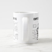 Café avant les gens Mug - Funny Coffee Cup (Dos)