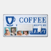 Café avec amis ajouter 4 photos bleu (Clavier et souris)