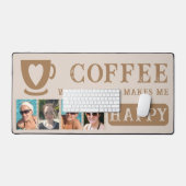 Café avec amis ajouter 4 photos brun (Clavier et souris)