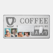 Café avec amis ajouter 4 photos gris (Clavier et souris)