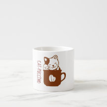 Café avec chat mignon Mug
