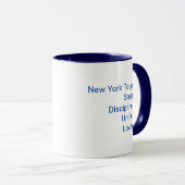 Café Avec Cuomo New York Tough Coffee Mug (Devant droit)
