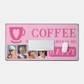 Café avec des amis ajouter 4 photos rose (Clavier et souris)