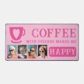 Café avec des amis ajouter 4 photos rose (Recto)