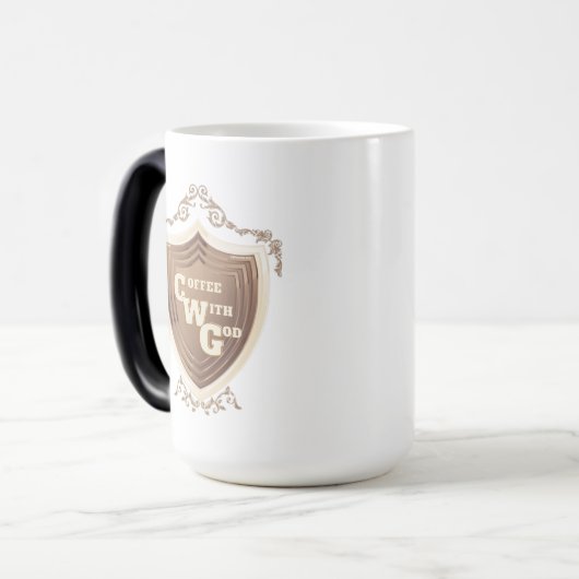 Café avec Dieu Design Morph Mug (Devant gauche)
