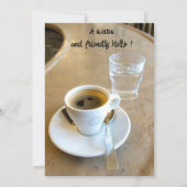 Café avec la carte à plat meilleur ami (Devant)