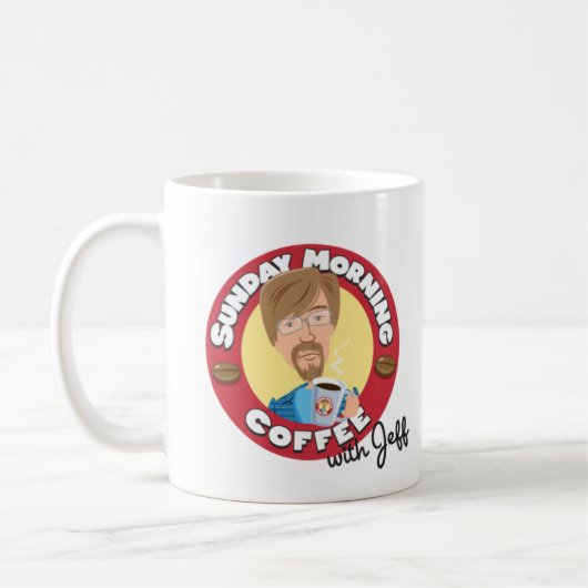 Café avec la tasse de Jeff (Gauche)