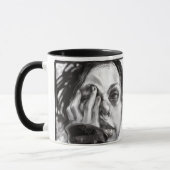 Café avec un ordre latéral de tasse de silence (Gauche)