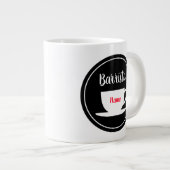 Cafe Barrista tasse à café jumbo personnalisée (Devant droit)