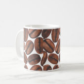 Café Bean Bliss Mug, Tasse de café blanc (Devant gauche)