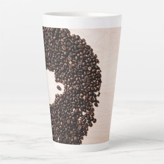 Café Bean Coeur Latte Mug (Devant)