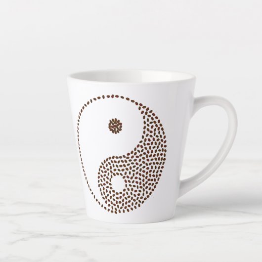 Café Bean Yin/Yang Latte Mug (Droite)