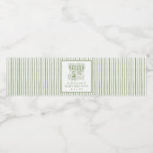 Cafe Bebe Baby Brunch Waterfles Etiket (Enkel label)