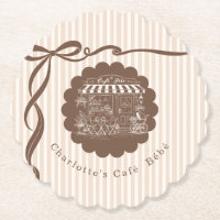 Cafe Bebe Coffee Boog Strepen Baby Shower