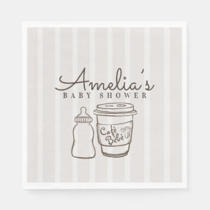 Cafe Bebe Geslachtsneutrale Baby Shower Servet