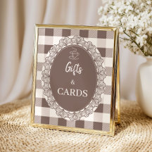 Cafe Bebe Rustic Cadeaus en Kaarten Baby Shower