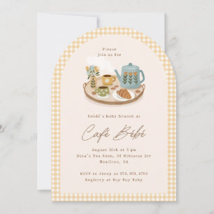 Café Bébé Thema Baby Shower Koffie Kaart