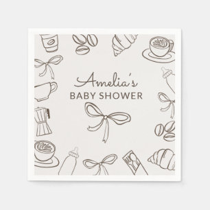 Cafe Bebe Whimsical Boog Baby Shower Servet