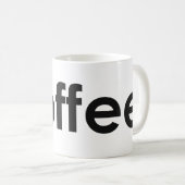 Café, blanc 11 oz classique Mug blanc (Devant droit)