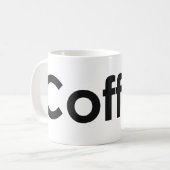 Café, blanc 11 oz classique Mug blanc (Devant gauche)