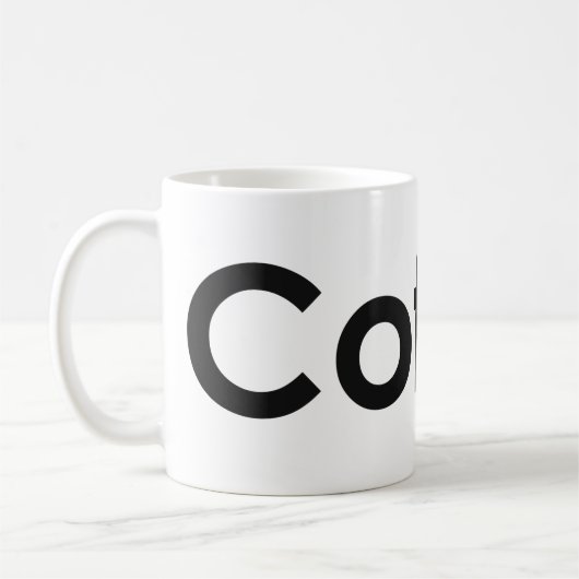 Café, blanc 11 oz classique Mug blanc (Gauche)