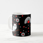 Café blanc à la japonaise Mug (Devant gauche)